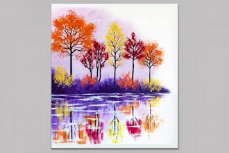 Paint Nite: Fall Lake Reflection